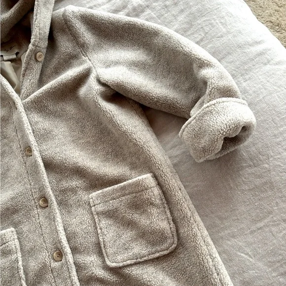 Vintage Teddy Fleece Trench - Picture 5 of 10